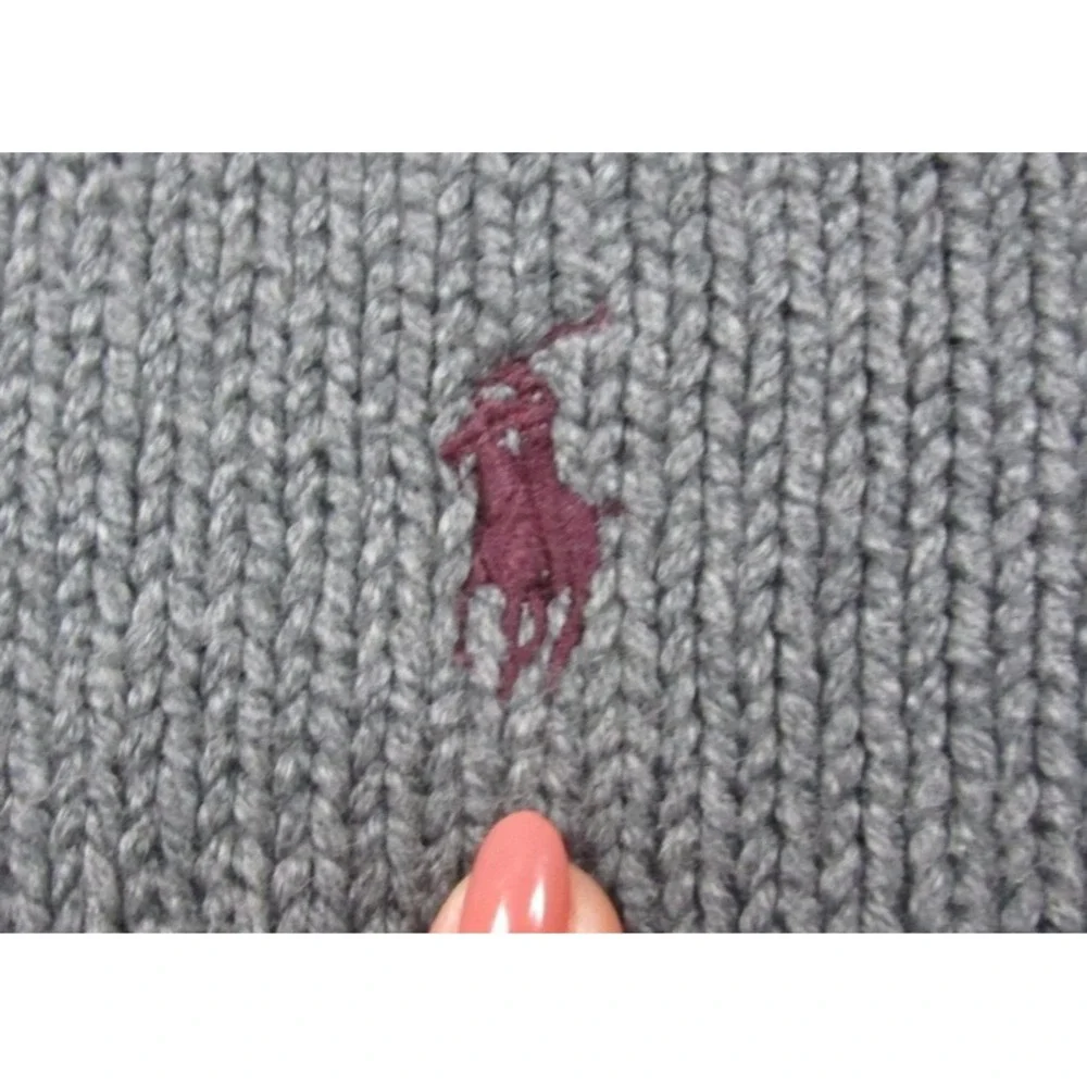 Vintage 90s POLO Ralph Lauren Cotton 1/4 Zip Sweater Men's (XL) Preppy Y2K